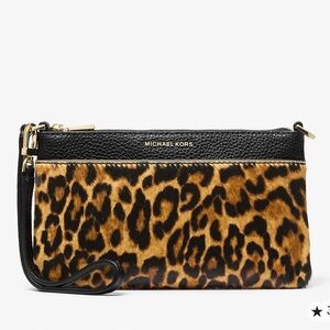 Michael Kors Leopard Print Wallet Bag